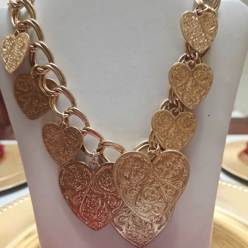 Park Lane Cowgirl Gold Heart Charm Necklace - Picture 7 of 8